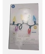 Wondershop 60ct LED C6 String Lights Multicolor 14&#39; 9&quot; Green Wire Holida... - $8.59