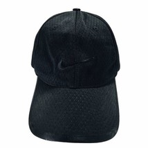 Nike Golf Center Swoosh Logo Mesh Hat RN#56323 CA#05553 Black Adjustable - £26.01 GBP