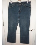Zena Jeans Womens Size 16  High Rise Stretch Blue Denim w 35 I 28.5  embroidered - $17.70