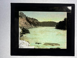 Vintage Color Glass Magic Lantern Slide “Water Scene “ - £15.80 GBP