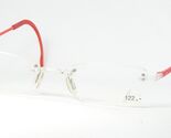 EBM Mod. 2338/13 Transparente/Rojo Gafas sin Montura 51-18-155mm Alemania - $76.21