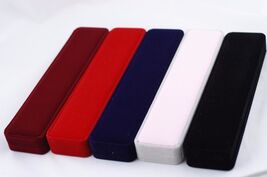 1 Piece Jewelry Gift Velvet Box for Bracelet Pendant Necklace Red Gray B... - $13.67 CAD+