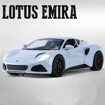 Gray 1:24 Lottus Emiira Alloy Sports Car Diecasts Metal Racing Car Vehicles - $26.99