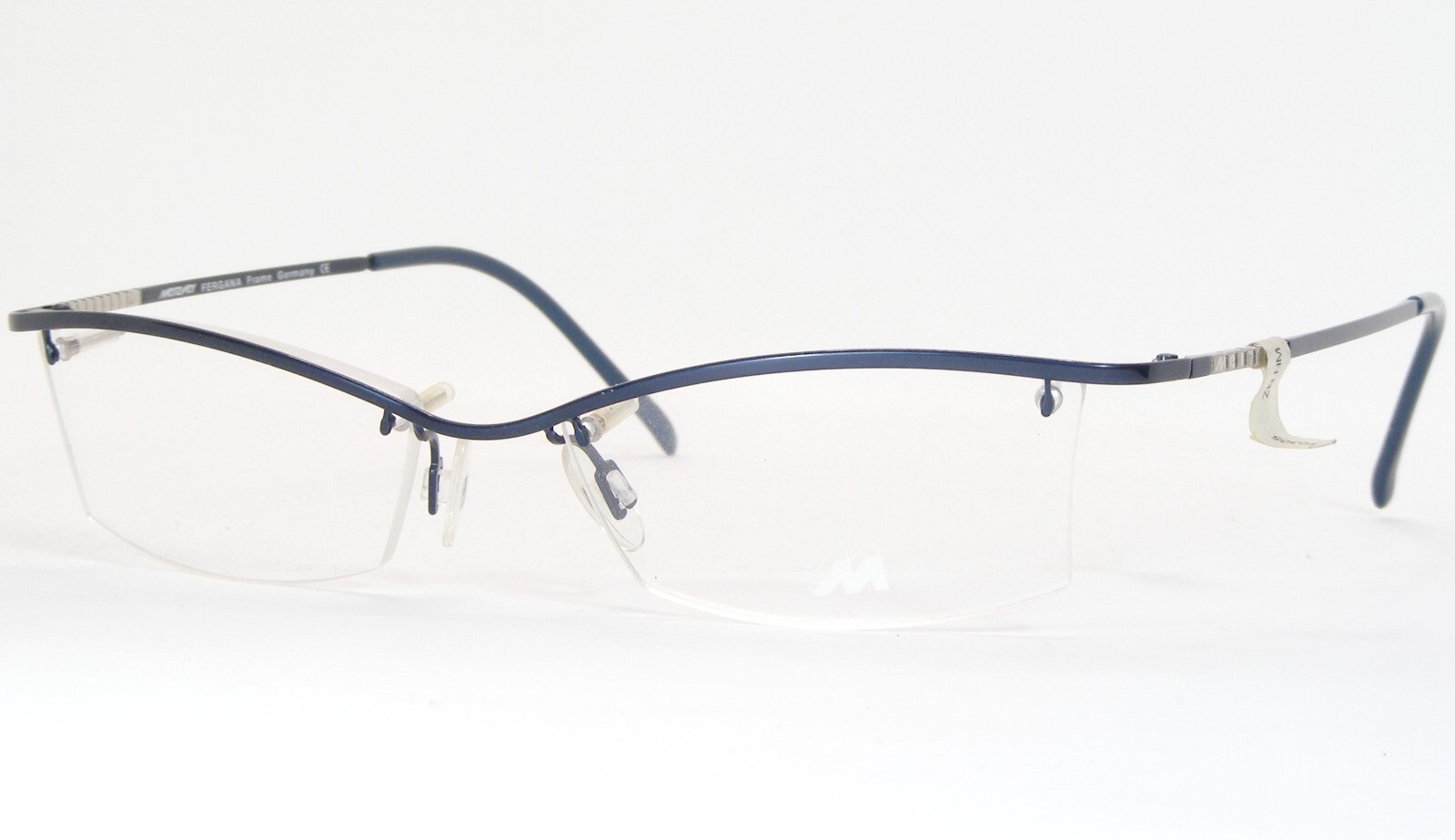 Vintage MEITZNER FERGANA 5335 Blue UNIQUE RARE EYEGLASSES 51-17-135mm (N... - $57.53