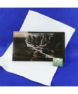 Decorative Art Tile Laser Engraved Outdoor Waterfall Scene 12&quot; x 7&quot; - €33,50 EUR