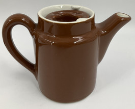 Washinton Hall by Hall Hall 4” Brown Teapot Coffee Tea Pour Spout Made i... - £11.66 GBP