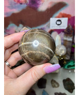 Black Moonstone Sphere - $33.87