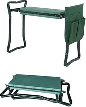 Comfortable EVA Foam Garden Bench with Removable Tool Pouch - 330 lbs Ca... - $72.22