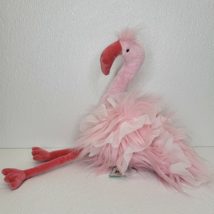 Jellycat I am Flo Maflingo Fluffy Flamingo Plush Stuffed Animal Pink FL2M w/ tag - £11.78 GBP