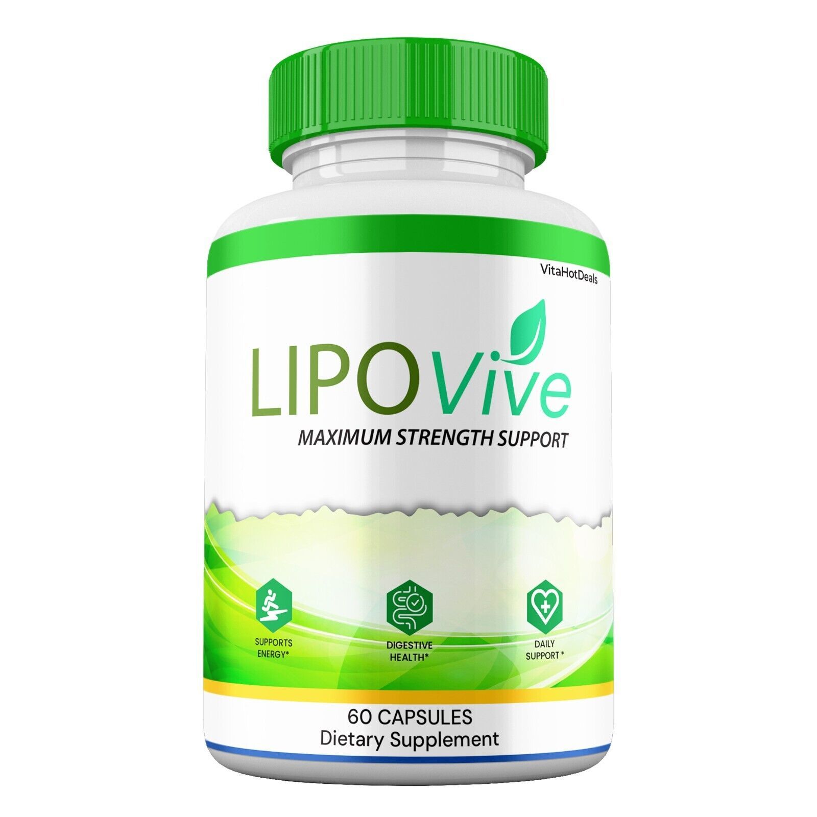 LipoVive Capsules, Max Strength, Lipo Vive Pills Premium Supplement (1 p... - $17.77