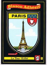 Postcard La Tour Eiffel Tower France Peel Off Decal Shield - £2.25 GBP