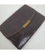Vintage Buffalo Calf Tri Fold Key Wallet Holder Collectible - $12.00