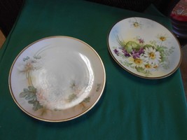 An item in the Sports Mem, Cards & Fan Shop category: Magnificent 2 Collector Plates- PRUSSIA Handpainted "Rudostadt" & GERMANY