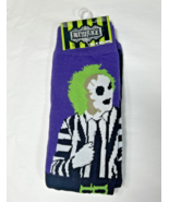 BEETLEJUICE Novelty Adult Crew Socks Shoe Size 6-12 NWT - $6.34