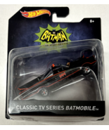 Mattel HotWheels Batman Classic 1966 &#39;66 TV Show Batmobile Adam West &amp; B... - $24.74