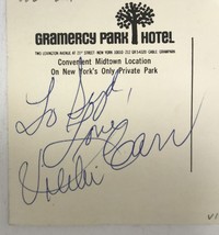 Vikki Carr Signed Autographed Vintage Postcard - $20.00