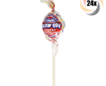 24x Pops Charms Cherry Flavor Blow Pops Bubble Gum Filled Lollipops | .65oz - $19.85