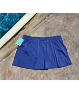 NWT Bal Harbour Women&#39;s Navy Tummy Control Skirtini Bottom Swim Skirt Si... - £19.82 GBP