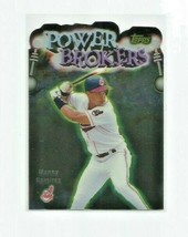 Manny Ramirez (Boston Red Sox) 1998 Topps Diecut Power Brokers Insert #PB18 - £3.92 GBP