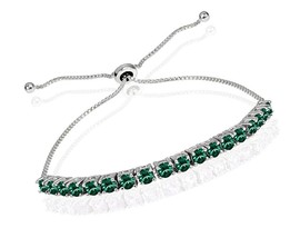 Sterling Silver 3mm Round-cut Bolo Adjustable - $109.95