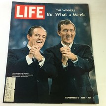 VTG Life Magazine September 6 1968 - Hubert Humphrey &amp; Edmund Muskie in Chicago - £10.38 GBP