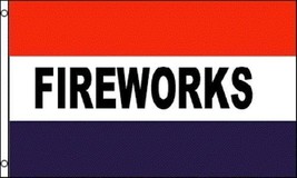 3x5 FireWorks 4th of July Flag 3&#39;x5&#39; House Banner US SELLER (#1) - £12.82 GBP