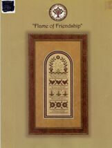 Full Circle Designs Cross Stitch Chart Flame of Friendship 2001 - $6.67