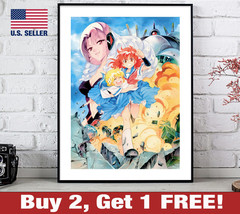 Project A-Ko Anime Poster 18&quot; x 24&quot; Print Retro Manga 80s 90s Wall Art Decor - £10.65 GBP