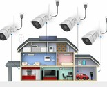 Firstrend 8CH 1080P Security Camera System Wireless with 4pcs HD Securit... - £219.02 GBP