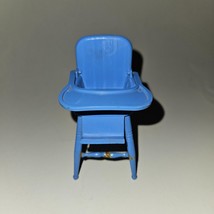 VTG Renwal Blue Highchair Replacement Baby Dollhouse Furniture FLAWS READ AS IS - £9.45 GBP