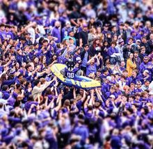 Washington Huskies NCAA College Football Poster Print Metal Sign 12x8in 65 - $24.74