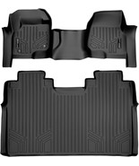 SMARTLINER for Black 2 Row Floor Liner Set for 2017-2024 Ford F-250, F-350 - €139,28 EUR