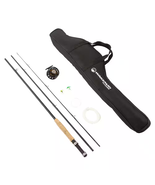Collapsible 97 In. Fiberglass Fly Fishing Rod and Reel Combo (3-Piece) - $68.23