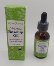 Sky Organics Organic Rosehip Oil Nourishing Face Oil 1 fl oz All Skin Ty... - £11.97 GBP