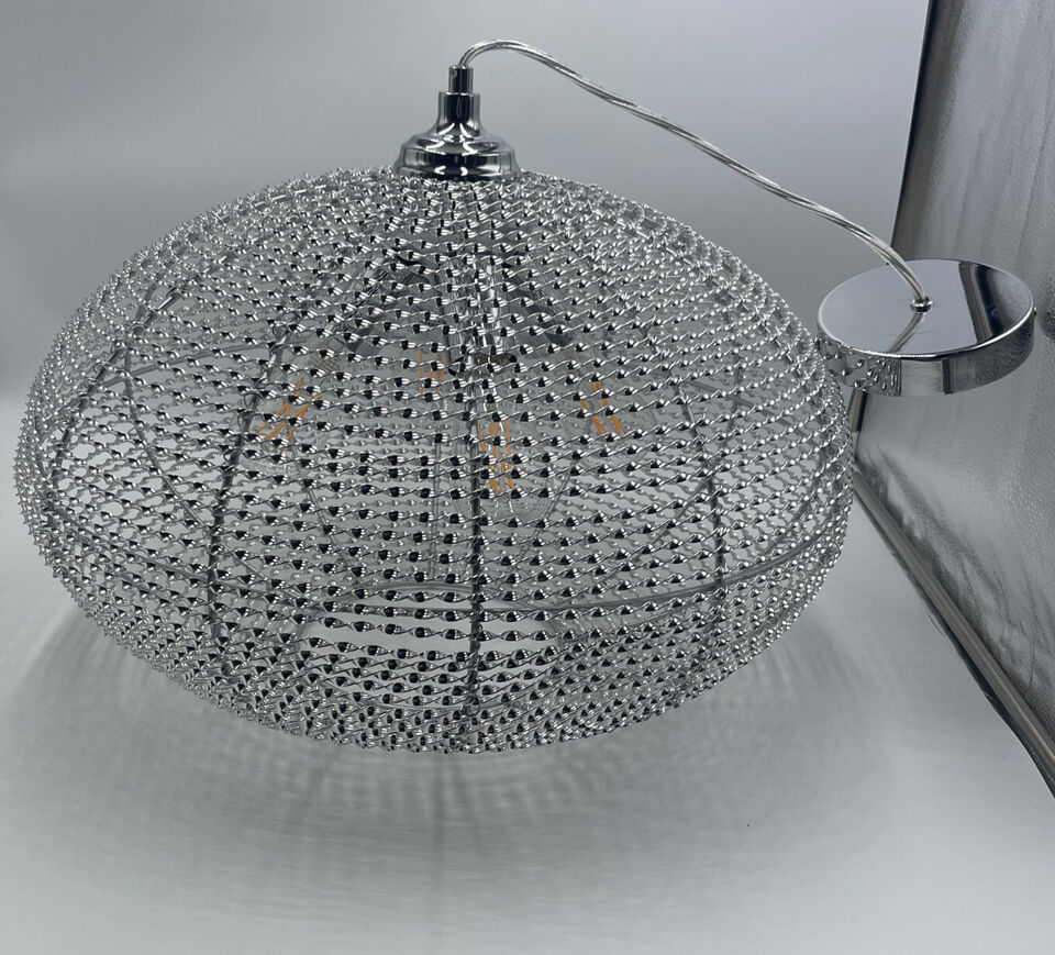 Quoizel Tango 4-Light Polished Chrome Transitional Dome Pendant Light - £97.38 GBP