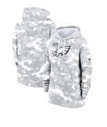 Womens Arctic Camo Philadelphia Eagles 2024 Salute to Service Pullover H... - £46.25 GBP