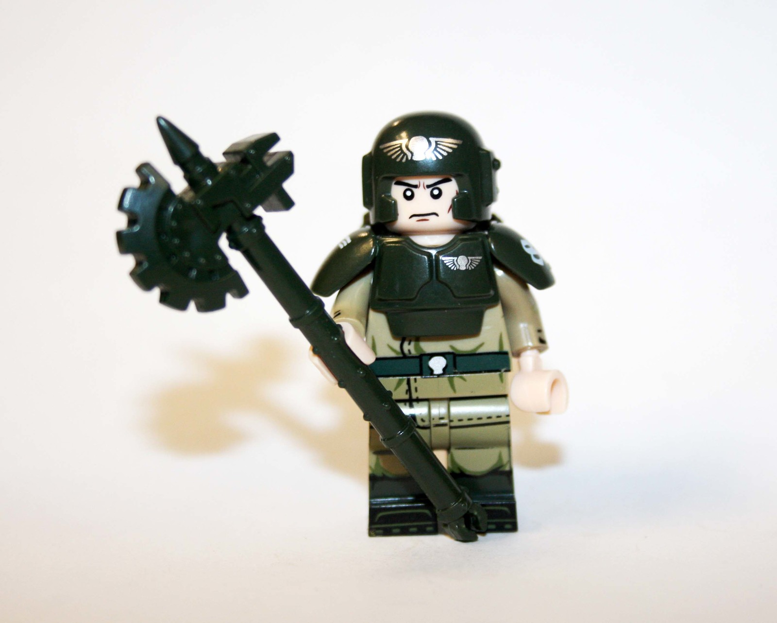 Minifigure Space Marine Imperial Army Soldier Warhammer US Seller - $7.98