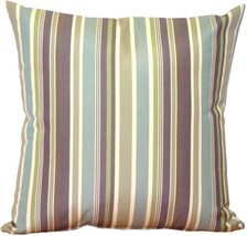 Sunbrella Brannon Whisper Stripes 20x20 Outdoor Pillow, Complete with Pillow Ins - £45.95 GBP