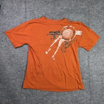 AND1 Streetball Shirt Mens Large Orange Basketball Graphic Tee Sun Tzu Q... - $28.21