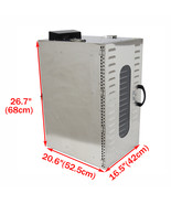  20 Layers Fruit &amp; Vegetable Pet Food Herbs Drying Machine Dehydrator110... - $758.72 CAD