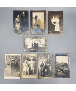 8 Real Photo RPPC Postcard Lot Vintage Antique Estate Family Early 1900s... - €39,74 EUR