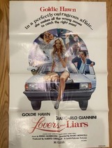 Lovers and Liars, Rated R, 1979 vintage original one sheet movie poster, comedy - £38.92 GBP