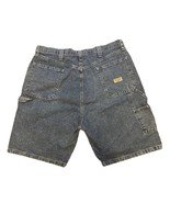 Wrangler Carpenter Denim Shorts Mens 38 Relaxed Fit Utility Workwear Poc... - $32.92 CAD