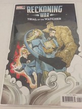 2022 Marvel Comics Reckoning War Trial of the Watch Fantastic Four Peach... - $13.46