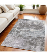 5&#39; X 7&#39; Blue Abstract Power Loom Area Rug - $546.43+