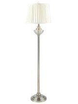 Floor Torchiere Lamp DALE TIFFANY LEYLA Contemporary Graduated Round Ped... - $267.00