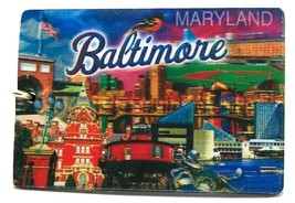 Baltimore Maryland Double Sided 3D Key Chain - $6.50