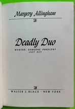 Vtg Deadly Duo: Wanted , Someone Innocent/Last Act by Margery Allingham ... - $7.35