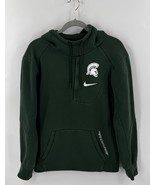 Nike Michigan State Mens Fly Hoodie Size Small Zipper Chest Pocket MSU P... - $400.21 MXN
