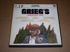 Grieg Reel To Reel Tape Greatest Hits Bernstein Entremont Ormandy 7 1/2 IPS - £39.33 GBP